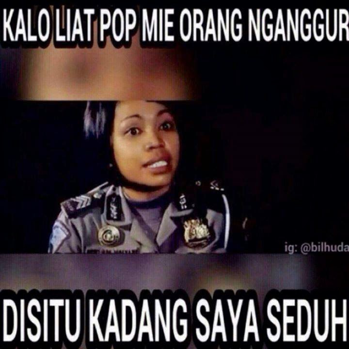 Liat Pop Mie Nganggur Pengen Seduh