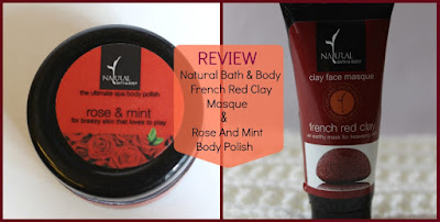 Natural Bath & Body “French Red Clay Face Masque” AND “Rose & Mint Body Polish” Review on the spider web log Natural Beauty And Makeup