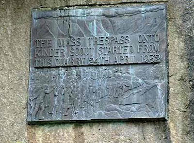 Kinder Scout Trespass Plaque