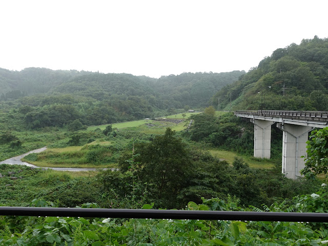 鳥取県道1号溝口伯太線からの眺め