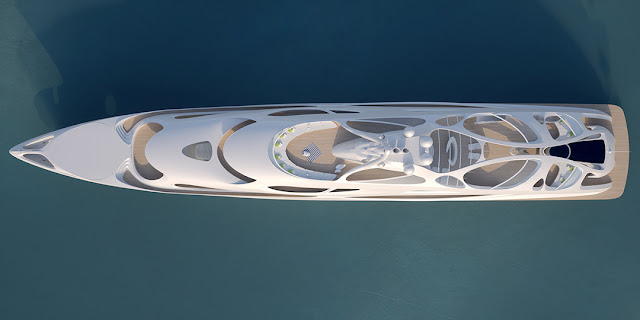 Zaha Hadid design Bloom+Voss Shipyards - Superyacht