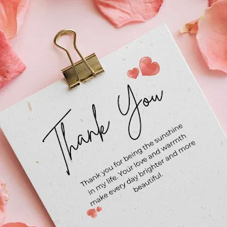 Image of Thank You notes for Girl-friend