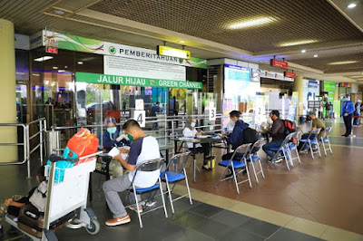 Pergerakan LLAU di Bandara Internasional Hang Nadim Batam, Maret 2021