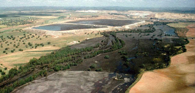 Desastre de Aznalcóllar (Sevilla) en 1998.