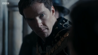 Benedict Cumberbatch as Richard III in The Hollow Crown