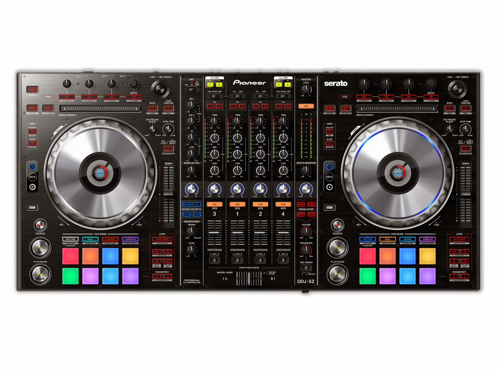 ::Skin Pioneer DDJ-Z para VDJ8 Sin Logos Gratis