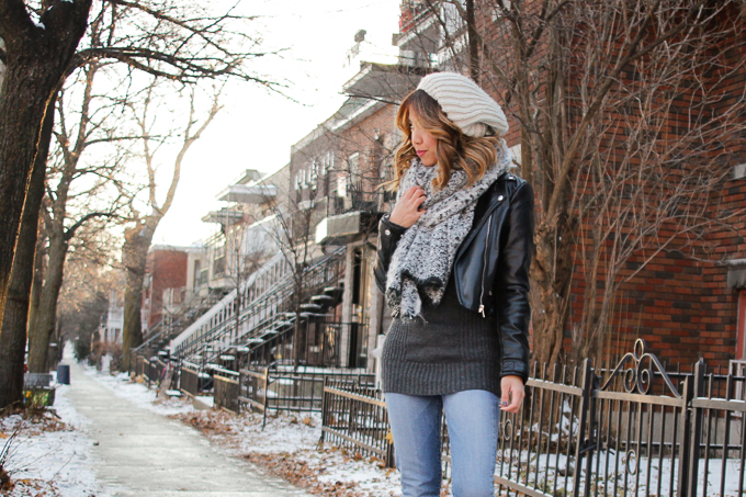 Levis Curve ID jeans, Zara Chelsea boots, winter outfit, beautybitten