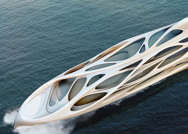 thiết kế siêu du thuyền bởi zaha hadid