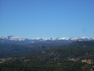 Colorado Continental Divide from Green Mountain