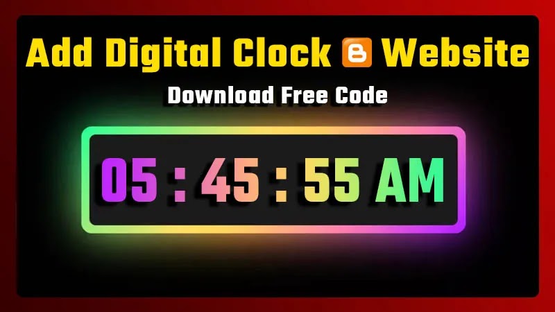 Advanced Clock with Colorful Glowing Effect utilizing HTML CSS and JavaScript - iong.in