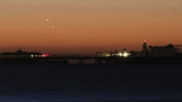 El impresionante espectáculo que Venus y Júpiter regalaron a los madrugadores del hemisferio norte