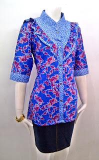 Model Baju Batik Kerja Modern