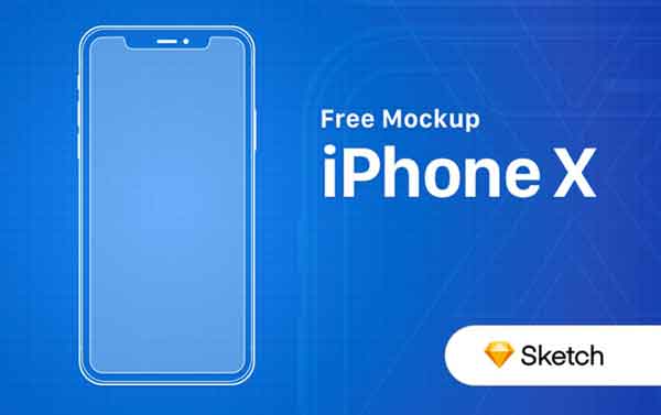 FREE-iPhone-X-Outline-Mockup