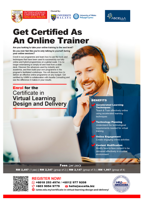 virtual certified intensive training on crafting digital learning design and delivery