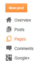 How to Create Static Pages In Blogger
