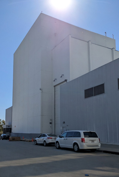 An exterior snapshot I took of the Spacecraft Assembly Facility at NASA's Jet Propulsion Laboratory near Pasadena, California...on October 18, 2023.