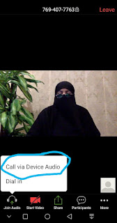 How to on voice on zoom class/meeting.