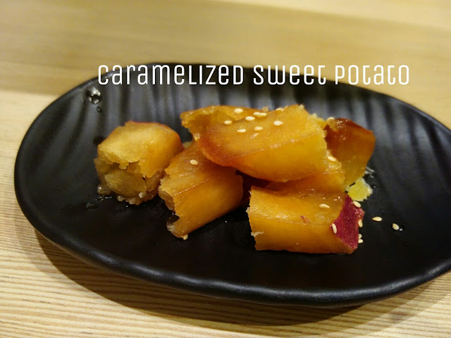 Paulin's Munchies - Itacho Sushi at Jcube - Caramelized sweet potato