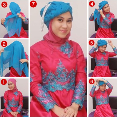 Tutorial Hijab Untuk Kebaya