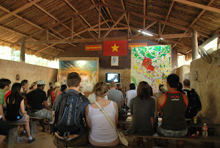 Visiting Cu Chi Tunnels