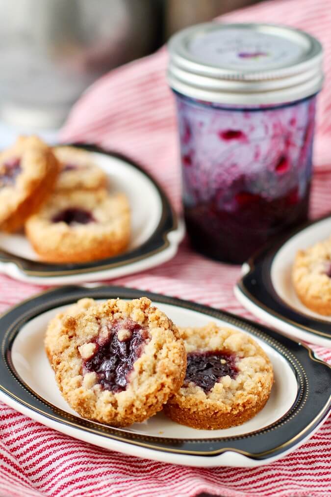 Shortbread Jam Cookies