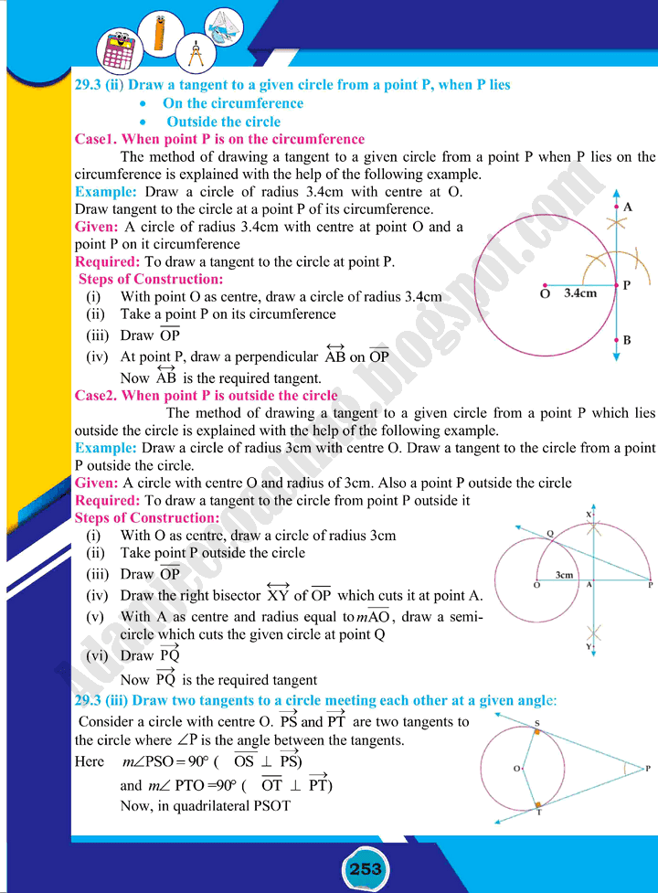 practical-geometry-circles-mathematics-class-10th-text-book