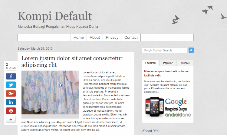 Membuat Iklan Parallax Pada Blog Non AMP Membuat Iklan Parallax Pada Blog Non AMP