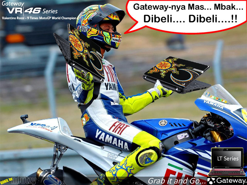 VALENTINO ROSSI LUCU DAN GOKIL  IQBALSAYAP.COM