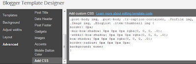 Blogger Template Designer,add css