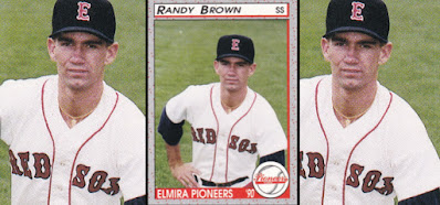 Randy Brown 1990 Elmira Pioneers card