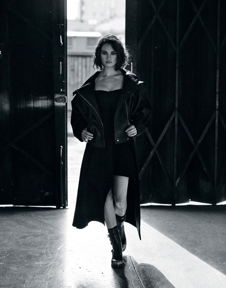 Lily James The Edit magazine September 2015 photo shoot