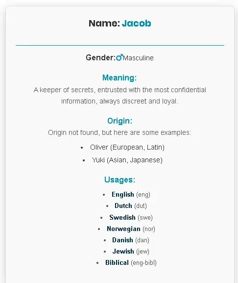 Name Meaning Finder