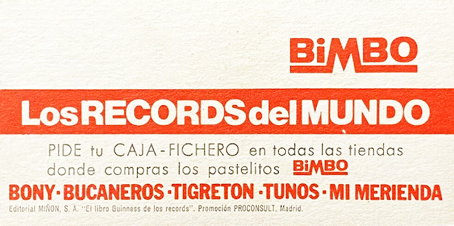 1977 Bimbo : Los Records del Mundo