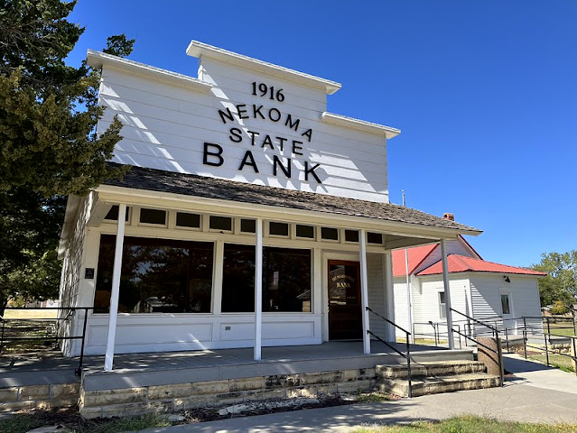 Nekoma Bank restored building