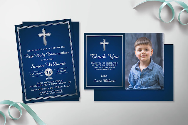 First Holy Communion invitations & Thank You Notes