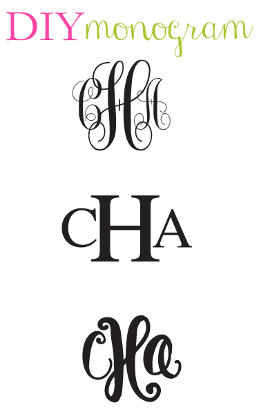 Free Printable Monogram Fonts