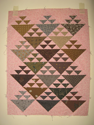 birds in the air miniature quilt