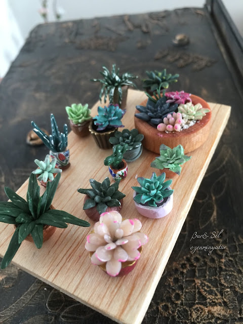 miniature Polymer Clay Flowers