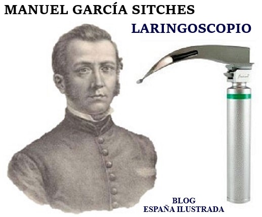 Manuel García Sitches laringoscopio moderno
