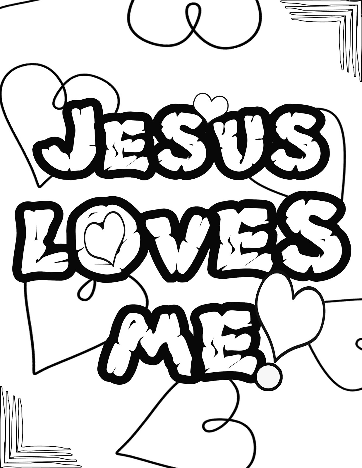 Download Let Me Be A Blessing Ministries: Jesus Loves me Coloring ...