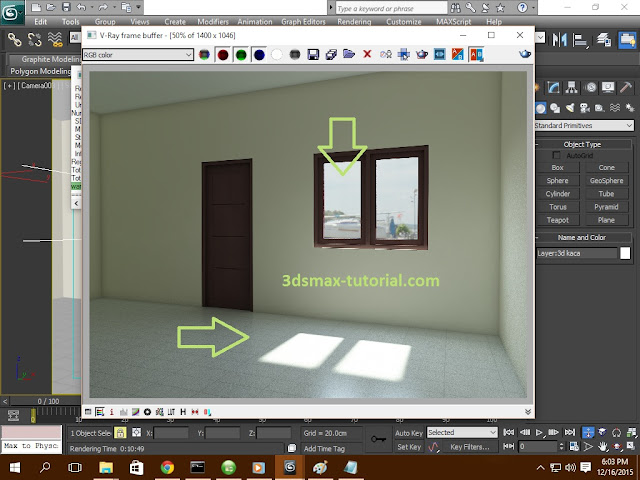 membuat material kaca di 3dsmax