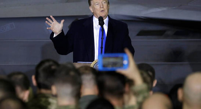 President Trump SURPRISES US Troops in Alaska While Returning from Vietnam