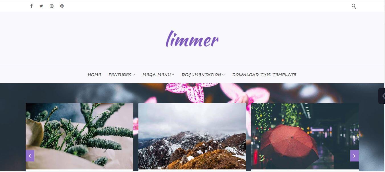 Limmer v1.0 - Clean and Elegant Blogger Theme Download