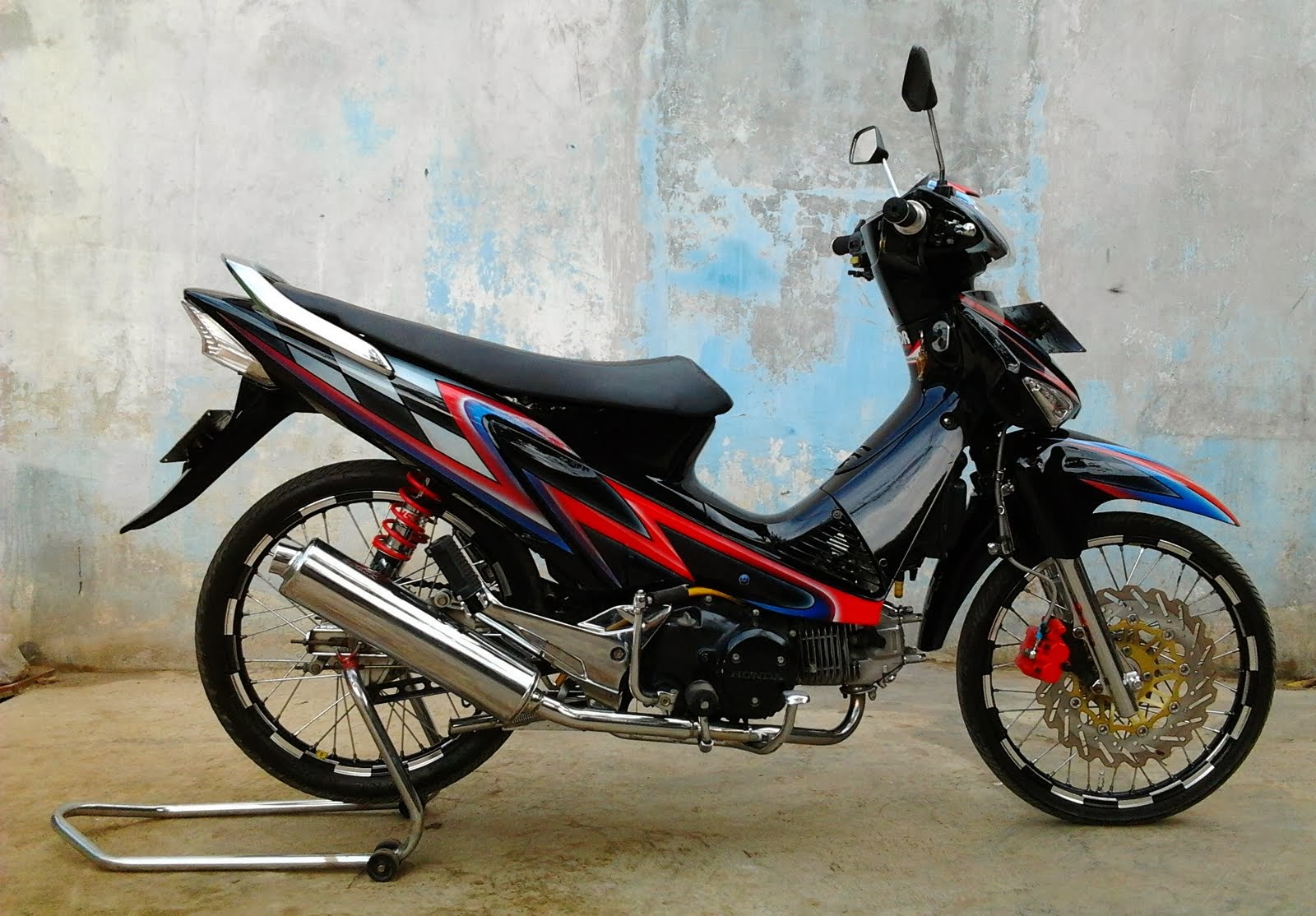 Foto Modifikasi Motor Honda Supra X Terkeren Sodo Modifikasi