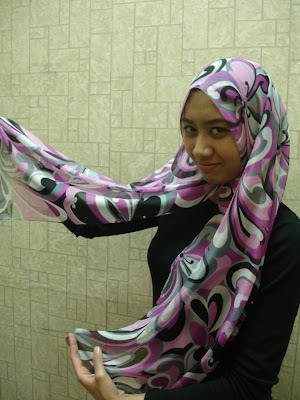 3cara pakai oblong scarf luar biasaheheheyang ni kena guna 2 scarves