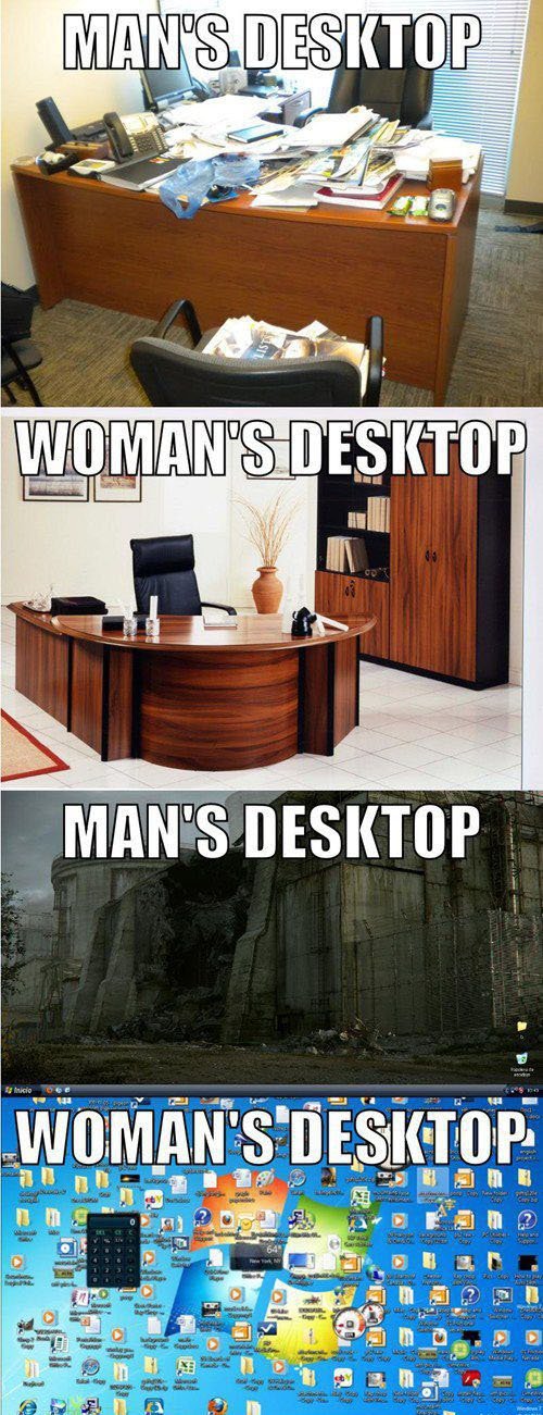20 Hilarious But True Differences Between Men And Women - On desktops