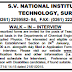 Walk in interview : SVNIT Recruitment 2015 For Teaching Assistants 