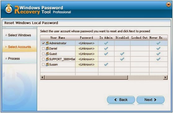 recover forgotten Windows 7 Password