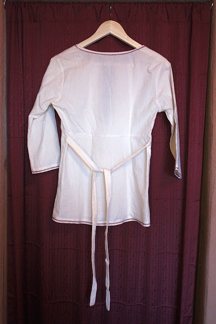 Sew Liberated Schoolhouse Tunic Muslin Back