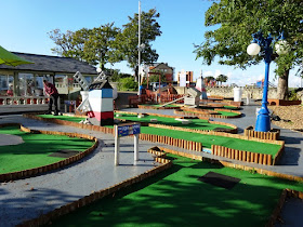 Crazy Golf at the Rhos Fynach in Rhos on Sea